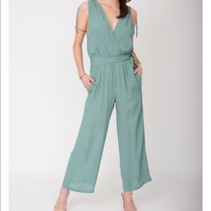 Boutique mint jumpsuit